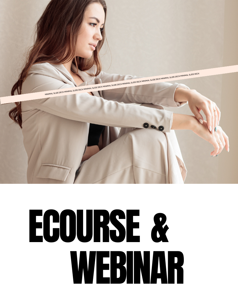 eCourse and Webinar Presentation Canva Template
